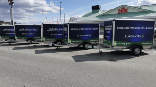 Freetrailer erbjuder släputhyrning hos Elgiganten
