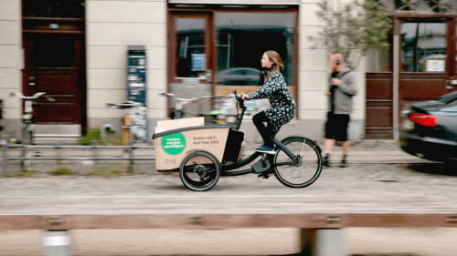 IKEA Aarhus udbyder med Freetrailer gratis el-ladcykler