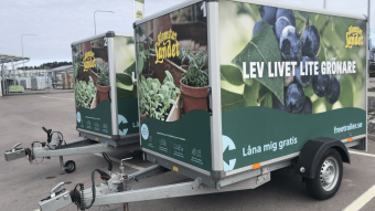 Släp hos Blomsterlandet