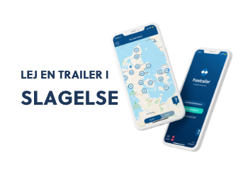 Lej en trailer i Slagelse med Freetrailer appen