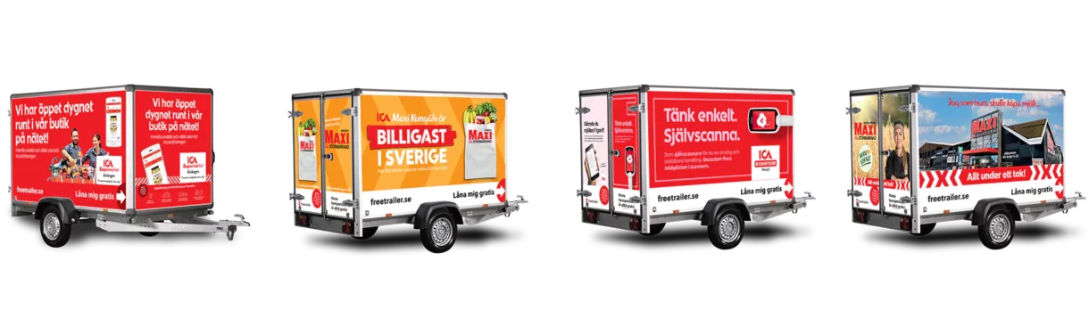 Låna gratis släp hos ICA