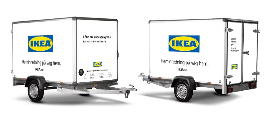 Hyr släp hos IKEA