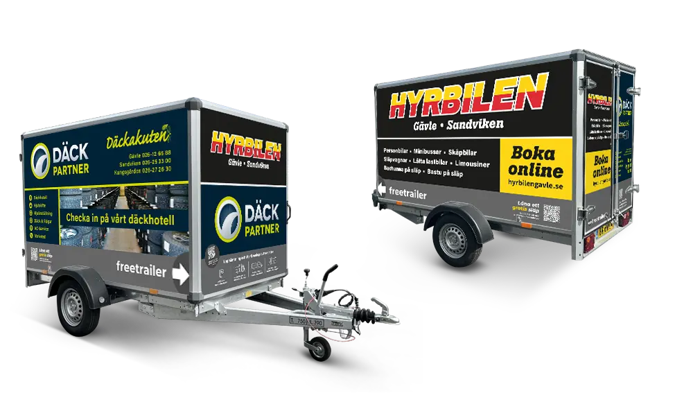 Hyr släp hos Däckakuten