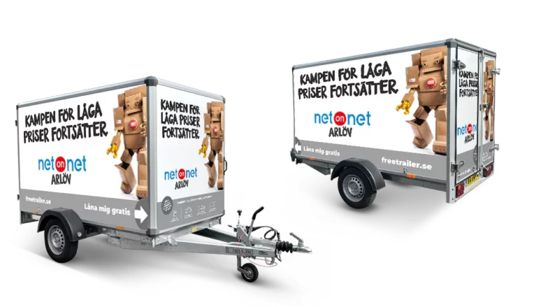 Låna släp hos NetOnNet