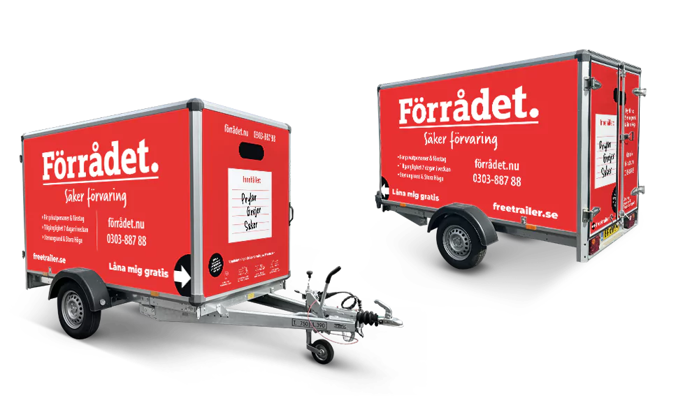 Hyr släp hos Förrådet