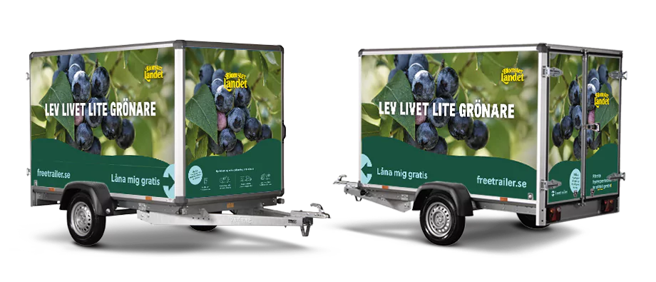 Hyr släp hos Blomsterlandet