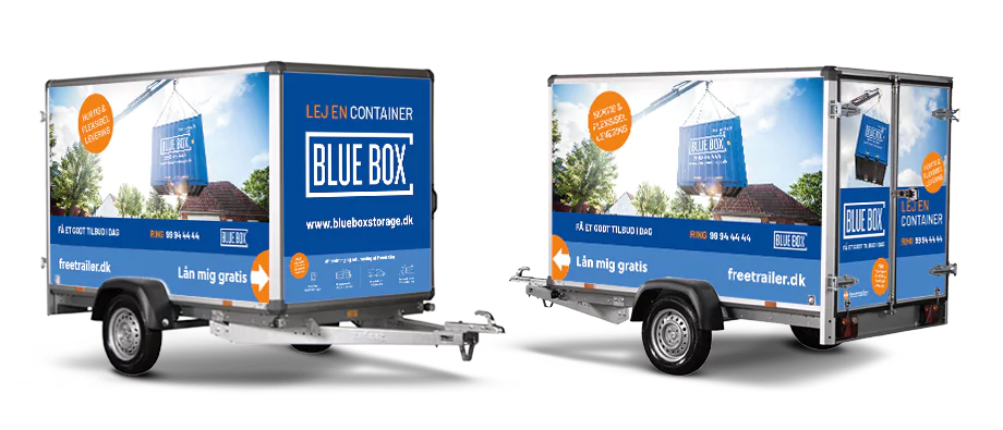 Lej en trailer hos Blue Box