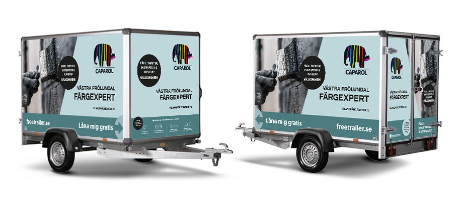 Hyr släp hos Caparol