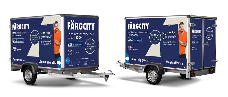 Hyr släp hos Färgcity