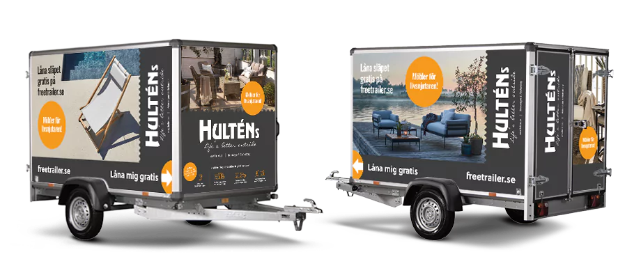 Hyr släp hos Hultens