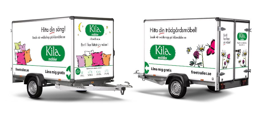 Hyr släp hos Kila Möbler