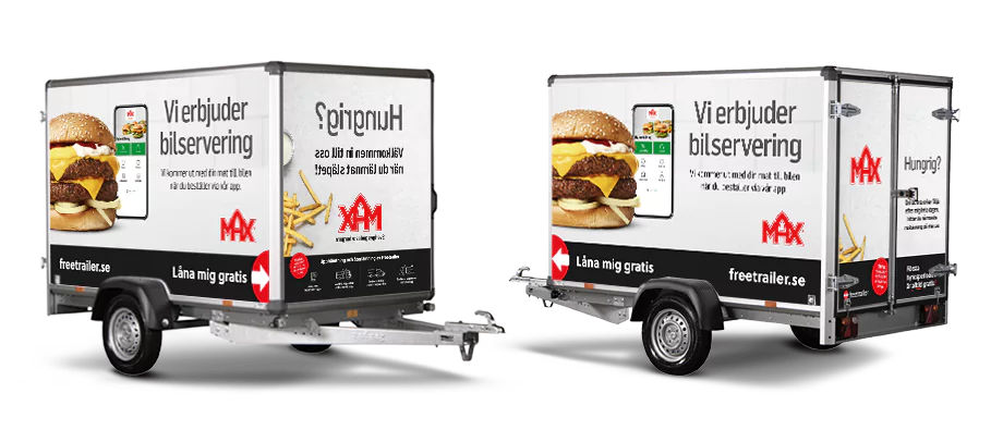 Hyr släp hos Max Burger