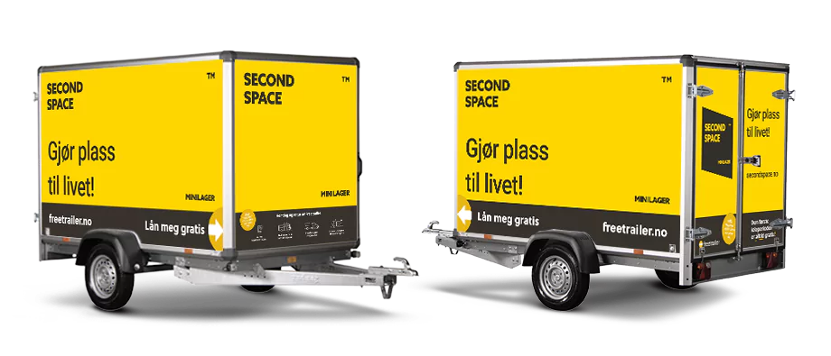 Lån tilhenger hos Second Space