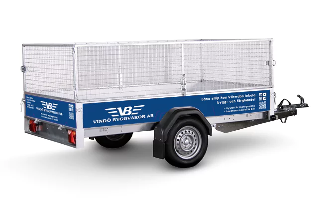 Hyr släp hos Vindö Byggvaror