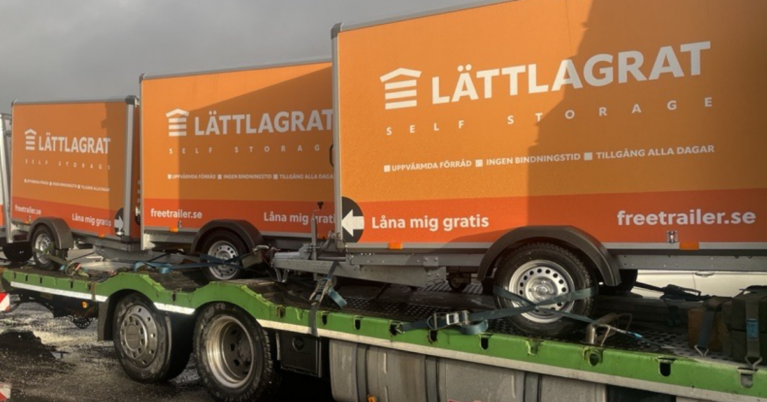 Lättlagrat Freetrailer