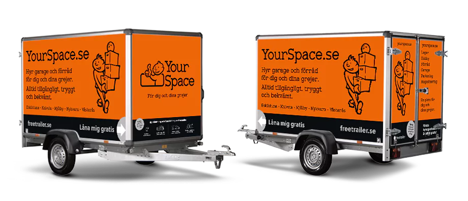 Hyr släp hos Yourspace