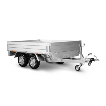 Lej Åben 2-akslet trailer