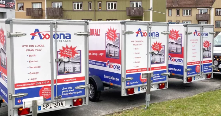 Hyr släp hos Axxona Hyrlager