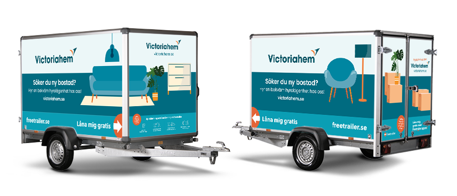 Hyr släp hos Victoriahem