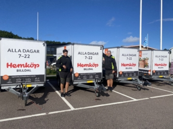 Hyra släp Hemköp Billdal