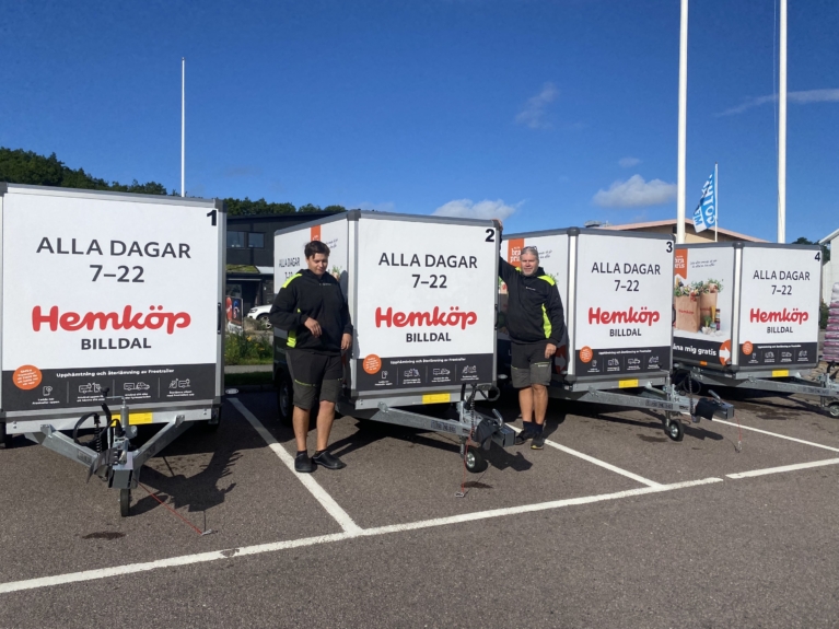 Hyra släp Hemköp Billdal