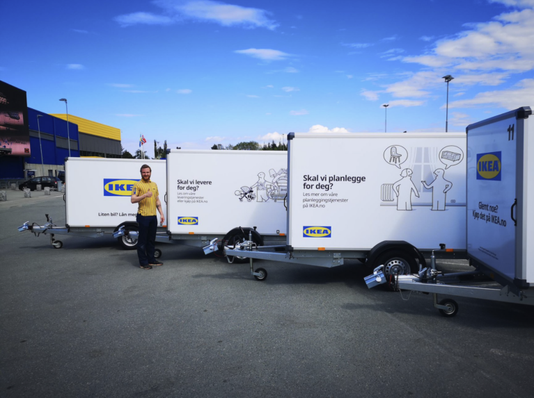 IKEA drammen lei tilhenger