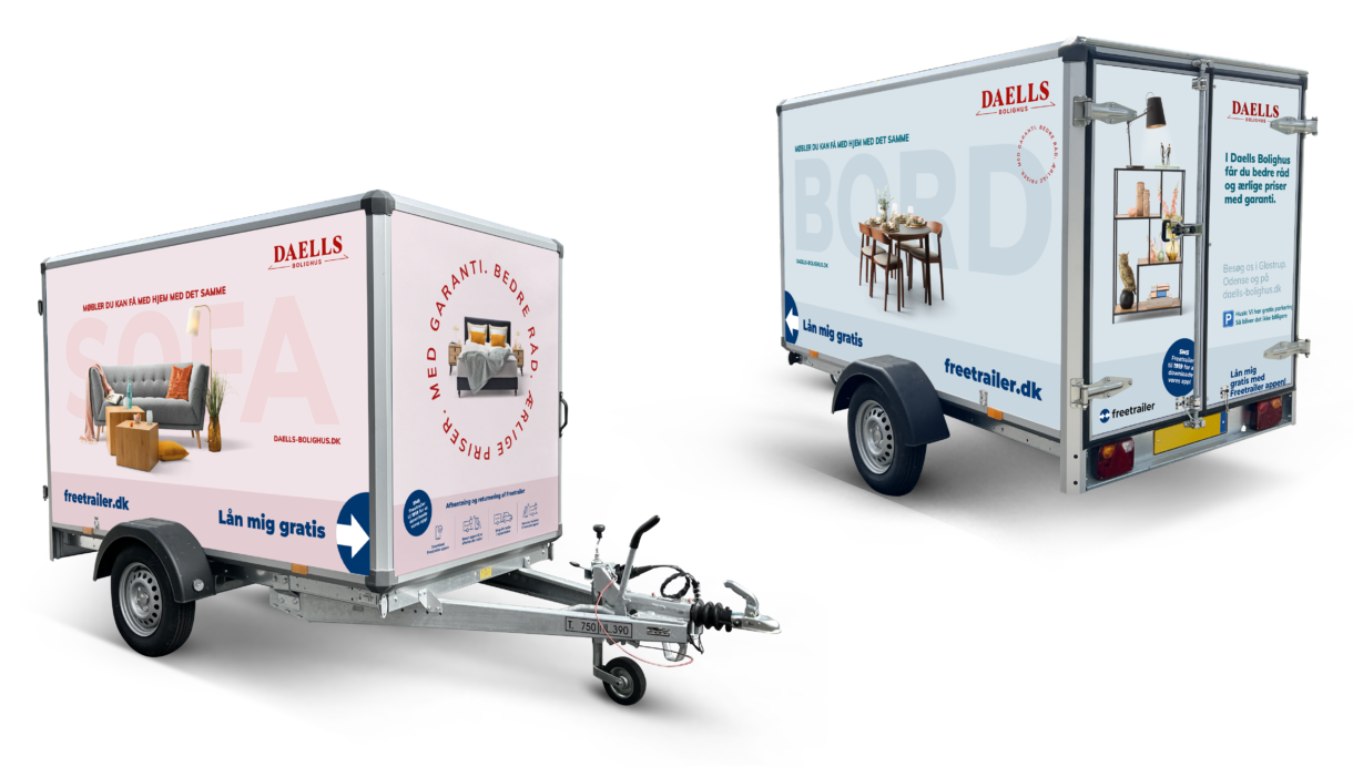 Lej en trailer hos Daells Bolighus