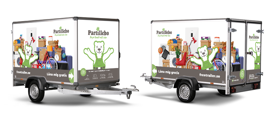 Hyra släp hos Partillebo