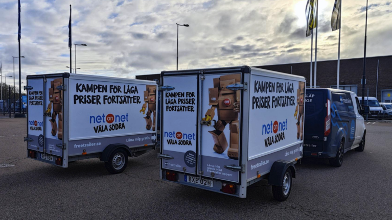 Släpvagn hos NetOnNet