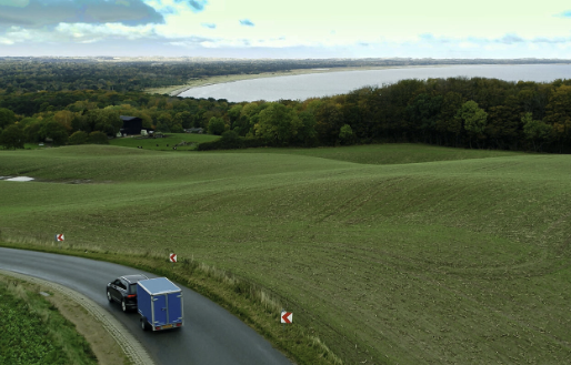 Trailer i blæsevejr