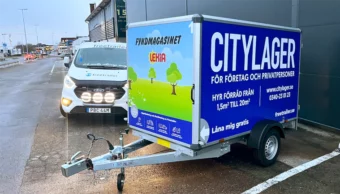 Släpvagnsuthyrning hos Citylager i Varberg