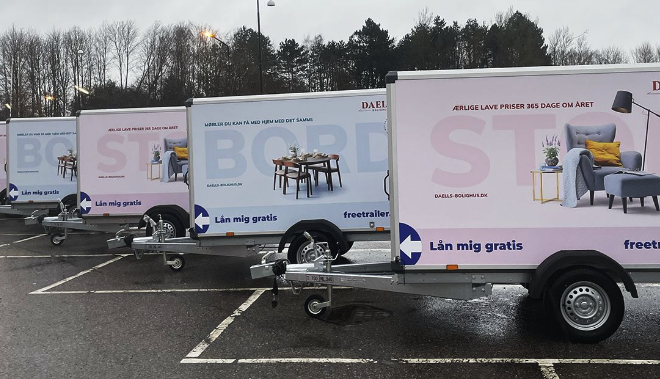 Daells Bolighus trailere
