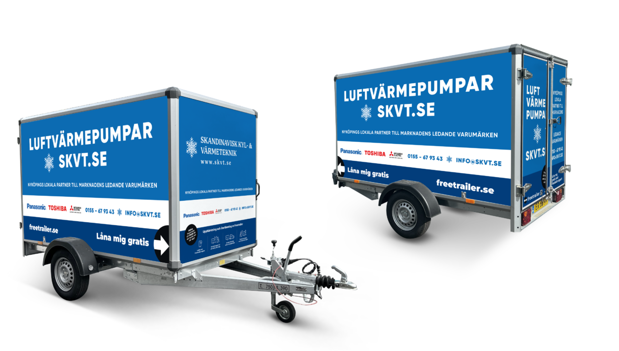 Hyr släp hos Skandinavisk kyl- & värmeteknik