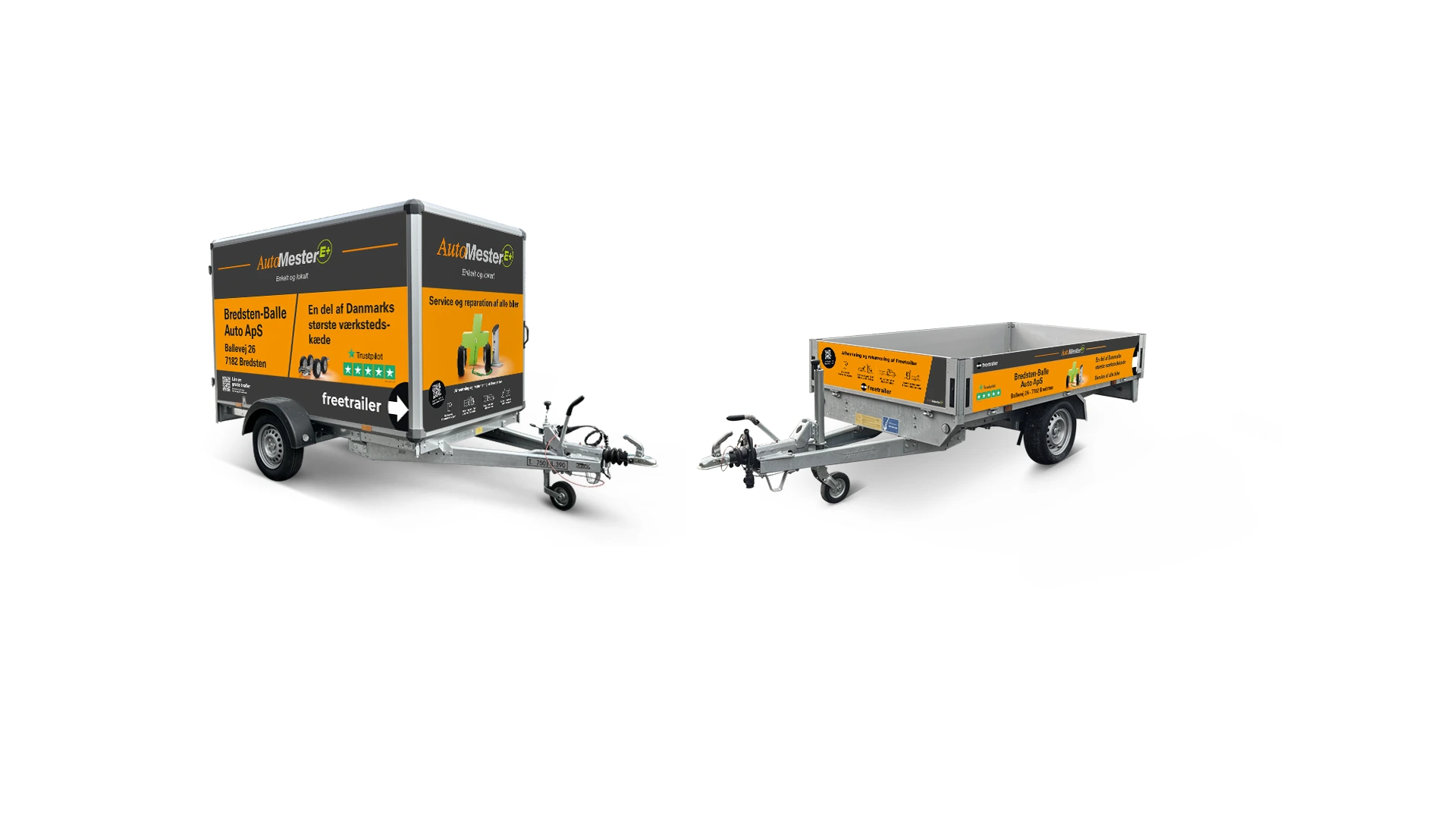 Lej en trailer hos AutoMester