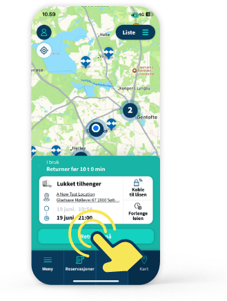 Returner din Freetrailer