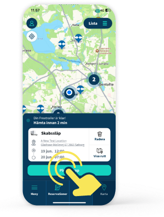 Hämta din Freetrailer