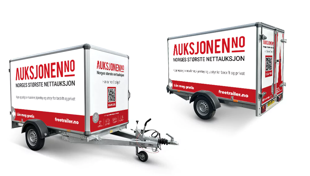 Lei tilhenger hos Auksjonen