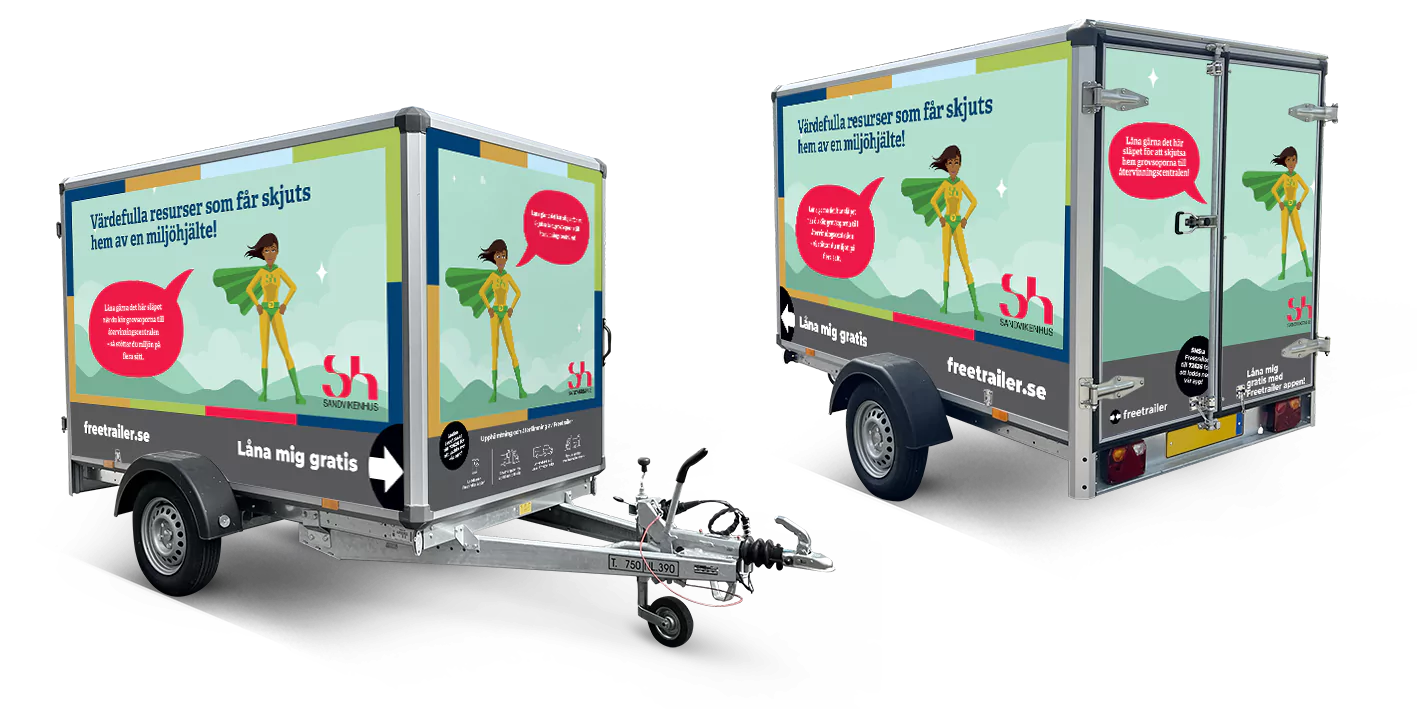 Hyr släp hos Sandvikenhus