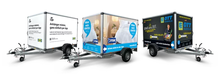 Anhänger mieten über Freetrailer