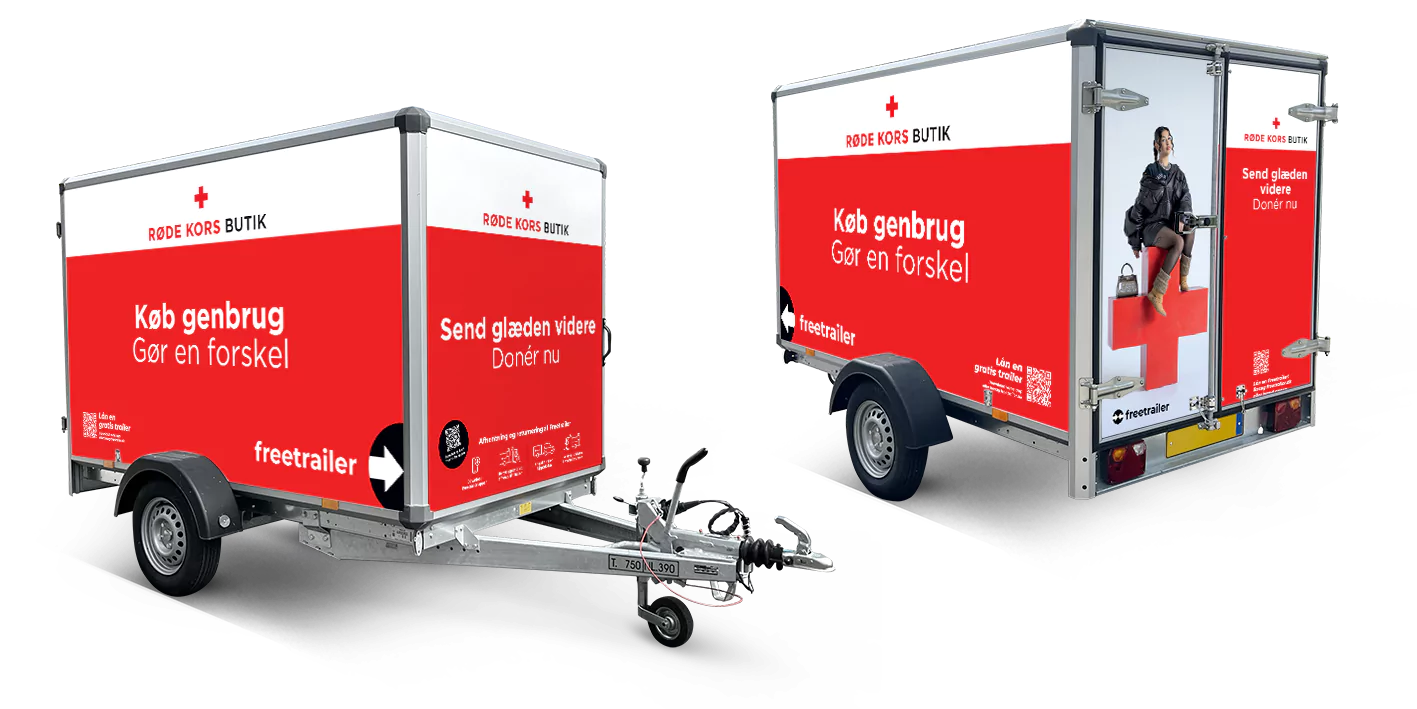Lej en trailer hos Røde Kors