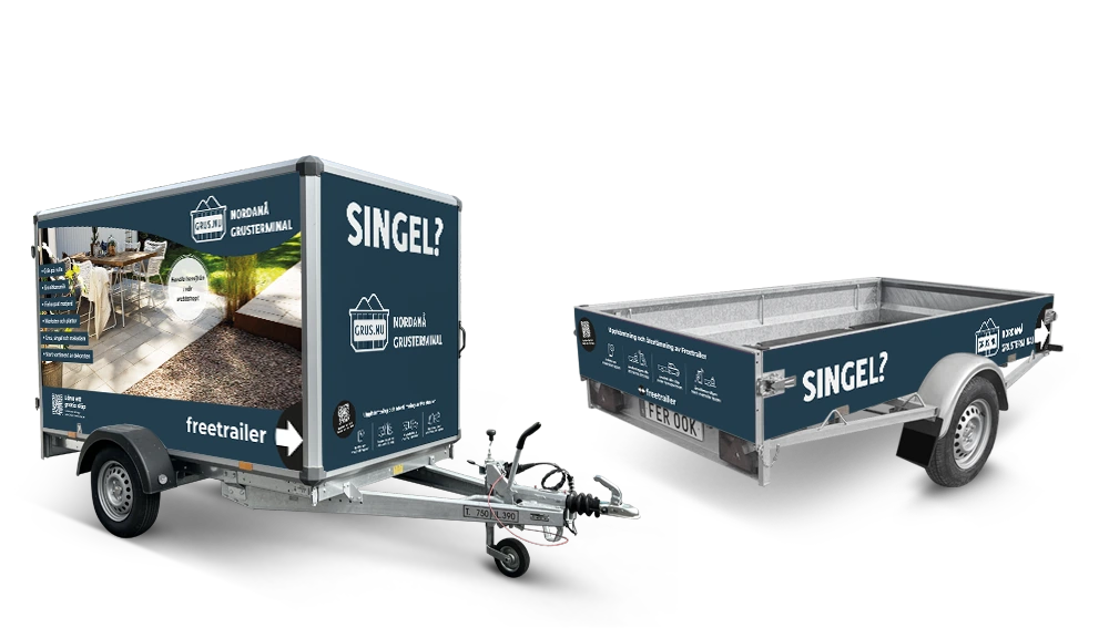 Hyr ett släp hos Nordanå Grusterminal