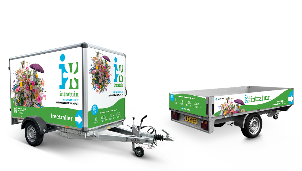 Huur een gratis aanhanger van Intratuin