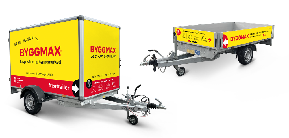 Lej en trailer hos Byggmax