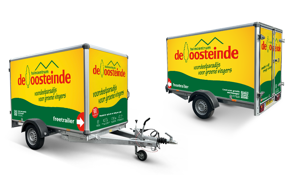 Huur een gratis aanhanger van De Oosteinde