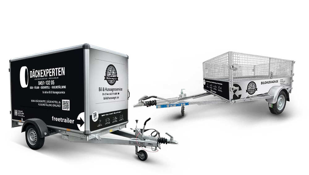 Hyr släp hos Bil & Husvagnsservice 