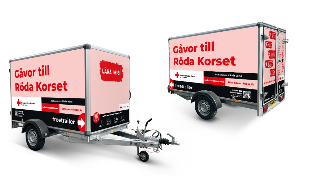 Hyr en släp hos Röda Korset