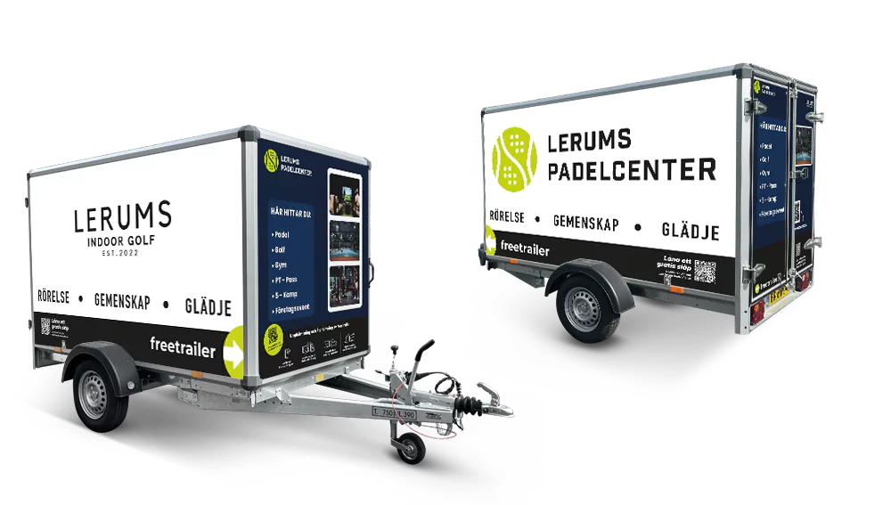 Hyr släp hos Lerums Padelcenter 