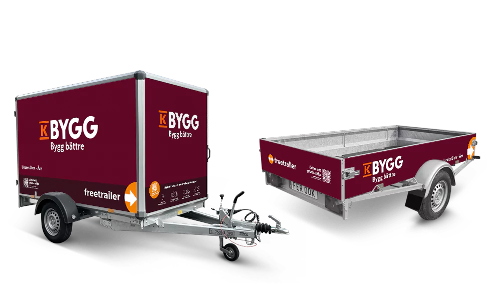 Hyr släp hos K-Bygg