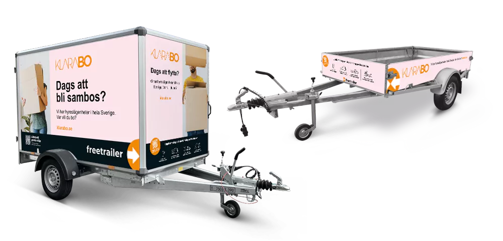 Hyr släp hos KlaraBo