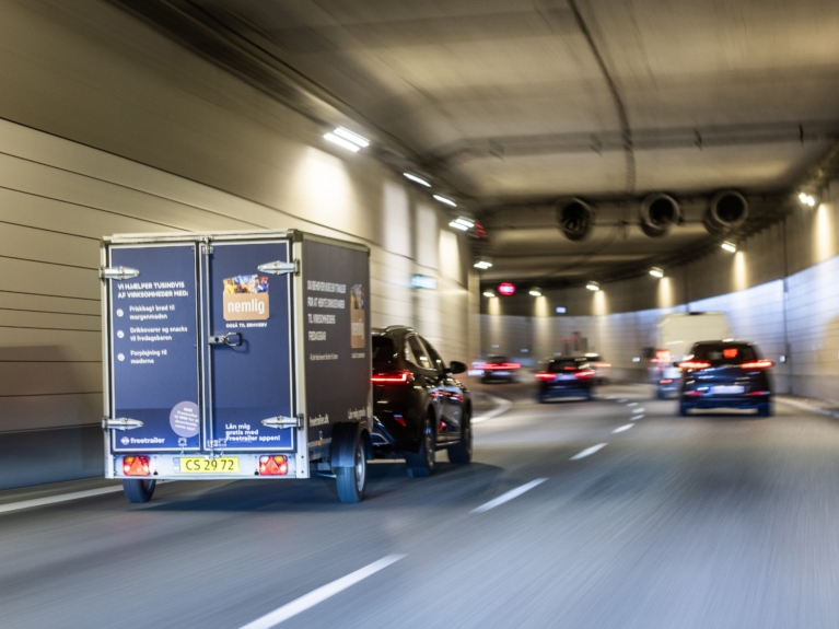 Freetrailer kører på vejene